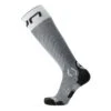 MAN SKI SOCKS ONE MERINO Grey/White – UYN -Ski Club Magasin print SX1 S100274 G160 side 1