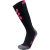 SOCKS EVO RACE LADY BLACK/PINK – UYN -Ski Club Magasin s100035 b453 front